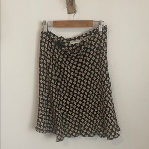 Vintage Ann Taylor Skater Skirt Rayon 90s